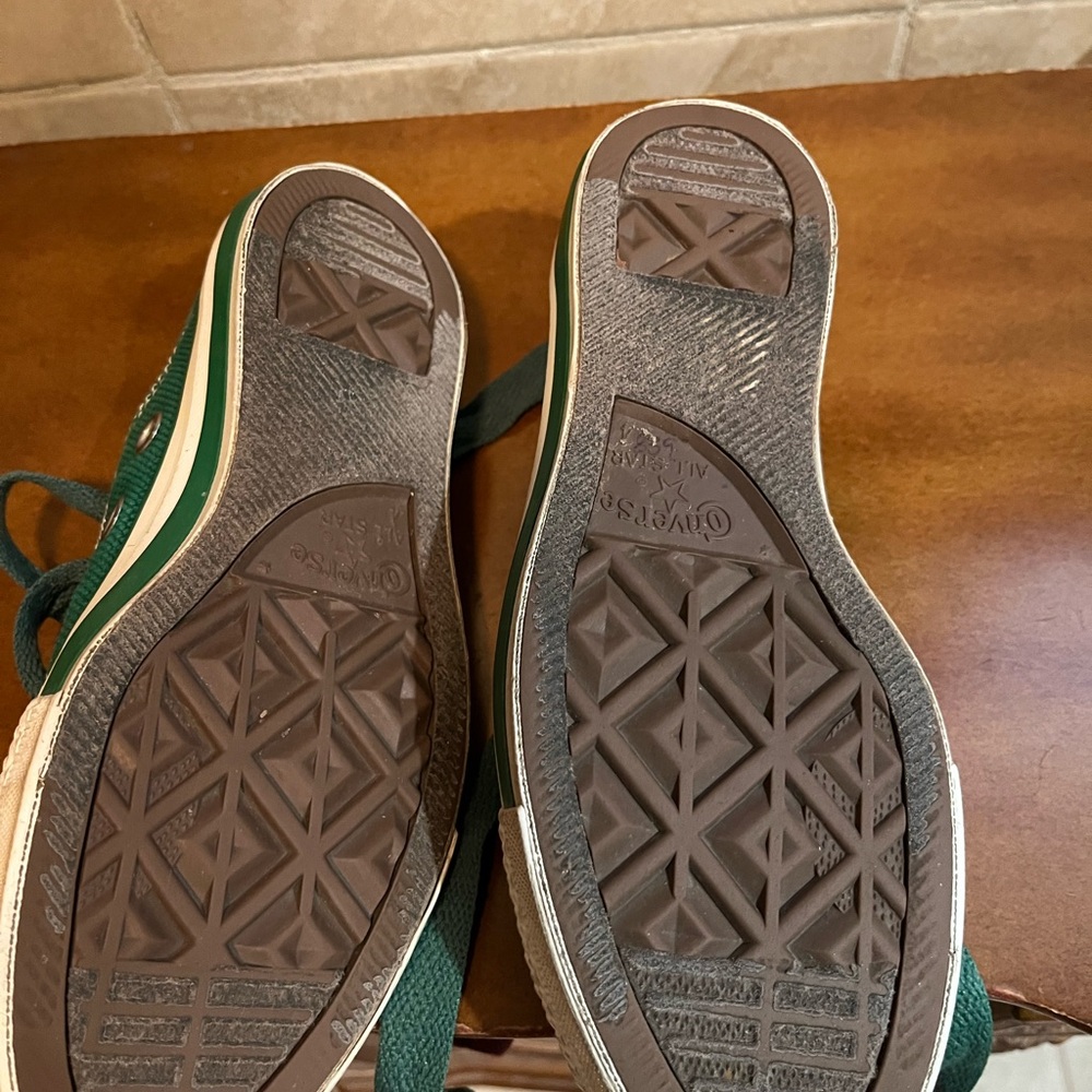 Converse All Star Green Canvas Sneakers - Picture 5 of 5